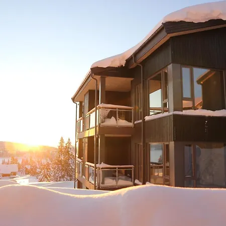 Beautiful Penthouse With Panoramic View At Apartman Sjusjøen