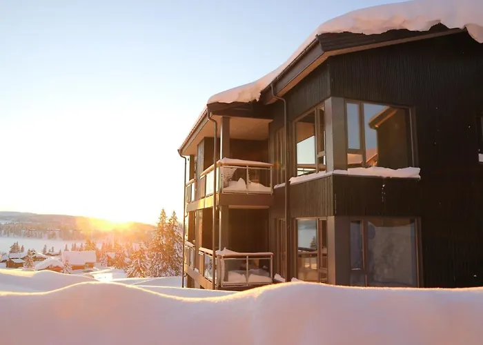 Beautiful Penthouse With Panoramic View At Apartamento Sjusjøen